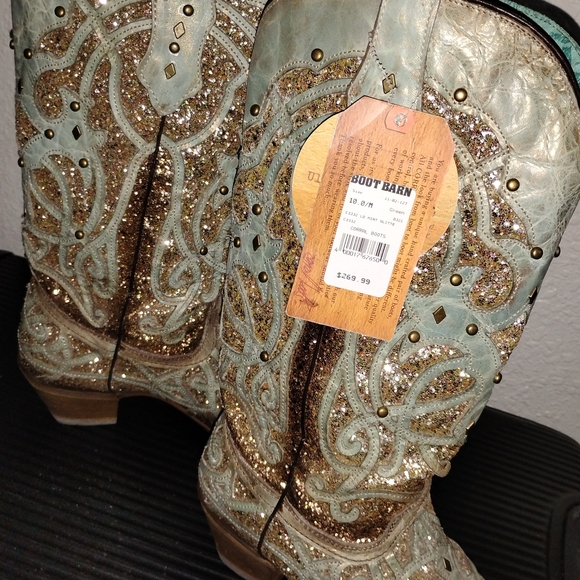 Corral Glitter Western Boots - Picture 3 of 5
